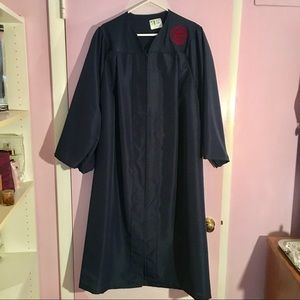 Navy Blue Graduation Robe FDU Fairleigh Dickinson